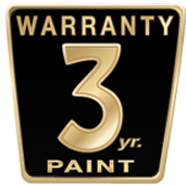 3 Year Warranty Paint Logo