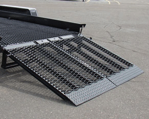 Drop Deck Trailer ramp Split Full Width