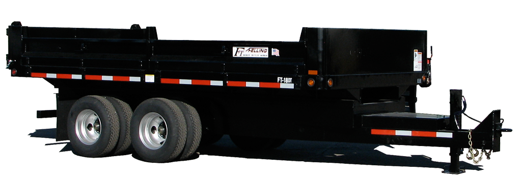 Drop Down Hitch >> Deck-Over Hydraulic Dump Trailers - Felling Trailers Inc. Drop Down Hitch >> Deck-Over Hydraulic Dump Trailers - Felling Trailers Inc.
