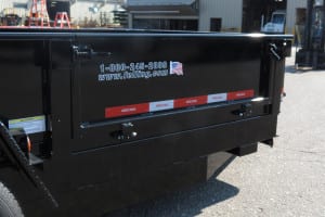 Dump Gate Options hydraulic dump trailers - Slide Loading Gate