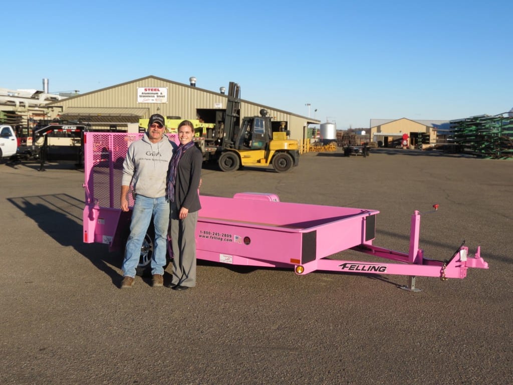 Auction results for Bright Pink Trailer - Felling Trailers Inc.