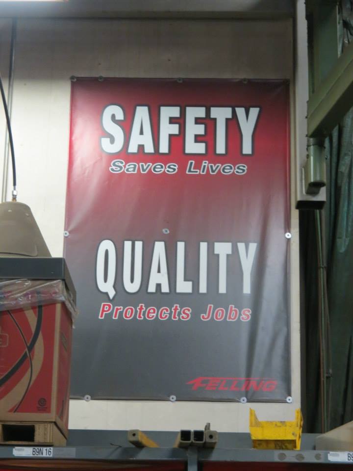 Felling - Safety Banner - Safety First