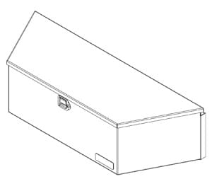 Aluminum Toolbox Large Line Drawing- Felling