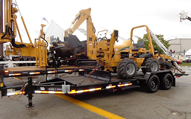 Felling FT-20 IT-I loaded with a Vermeer RTX550 at ICUEE 2015 - Safety & Capacity