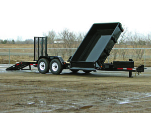 Side Dump Landscape trailer