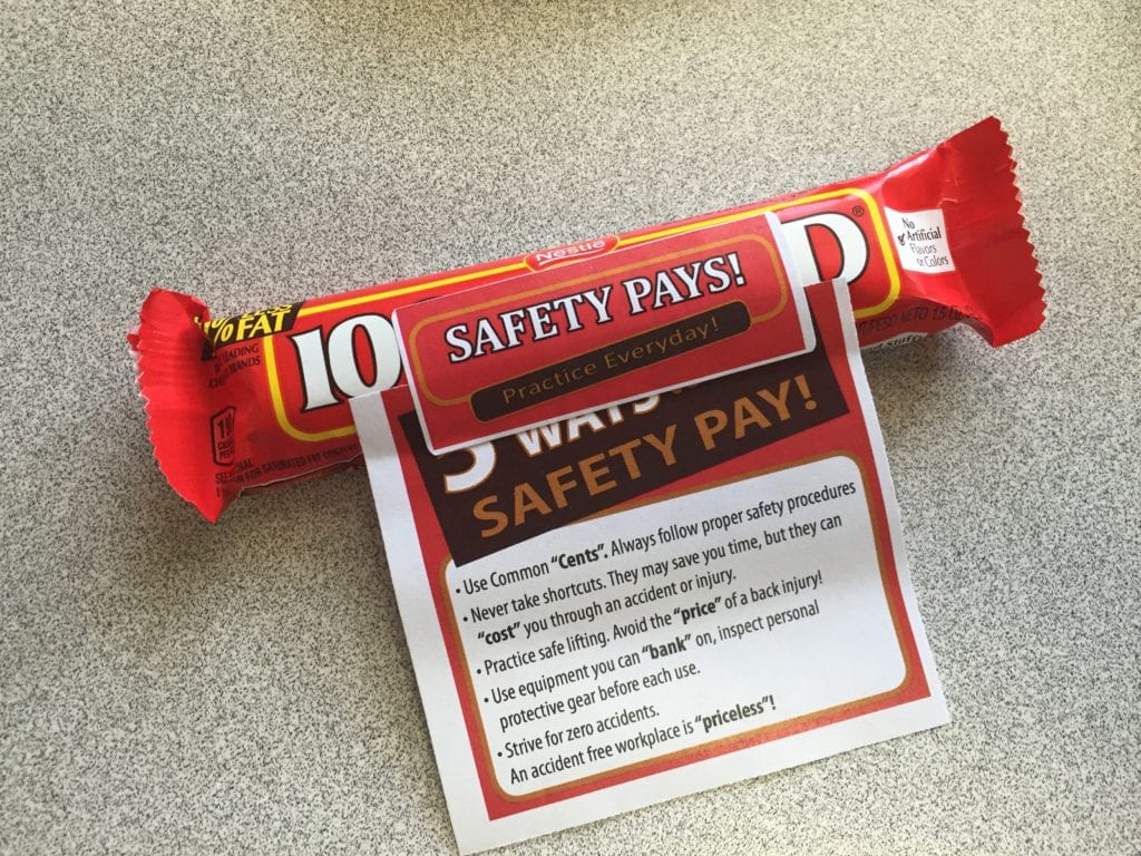 SafetyCandyBar - Workplace Safety Month, Felling Trailers