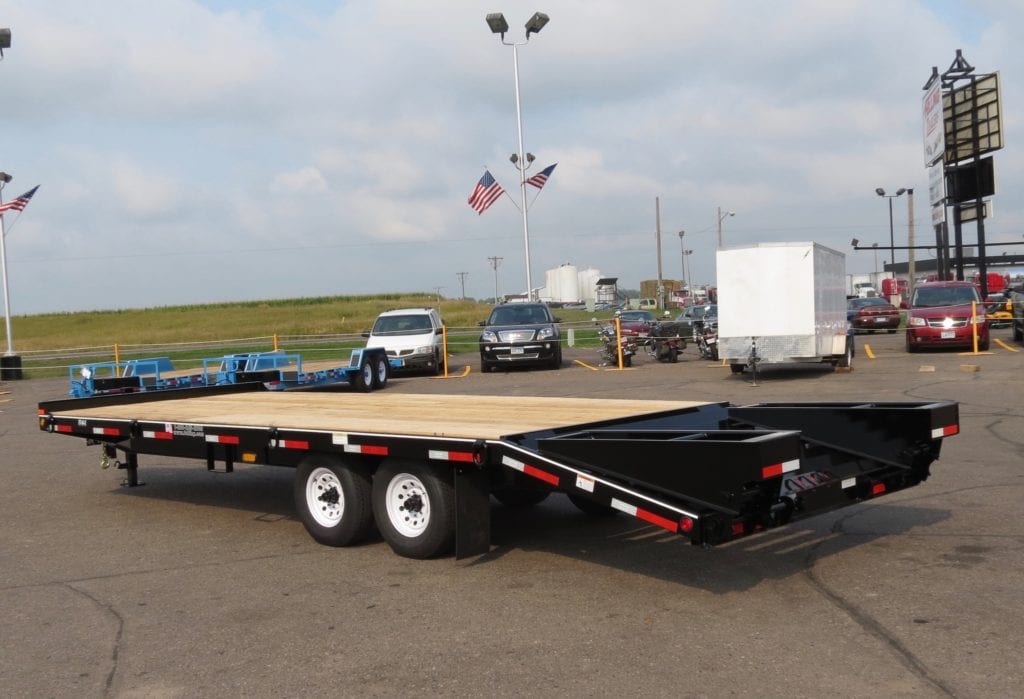 Standard Beavertail Option by Felling Trailers