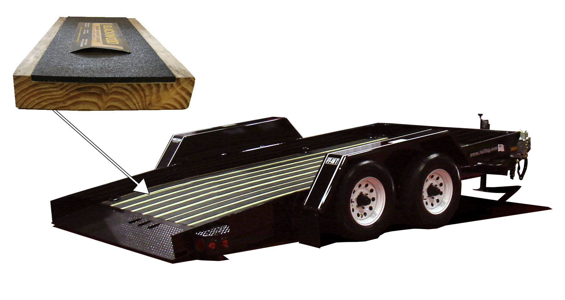 FT-10 T Pan Tilt Trailer with Blackwood Decking FT-10 T Pan Tilt Trailer with Blackwood Trailer Decking