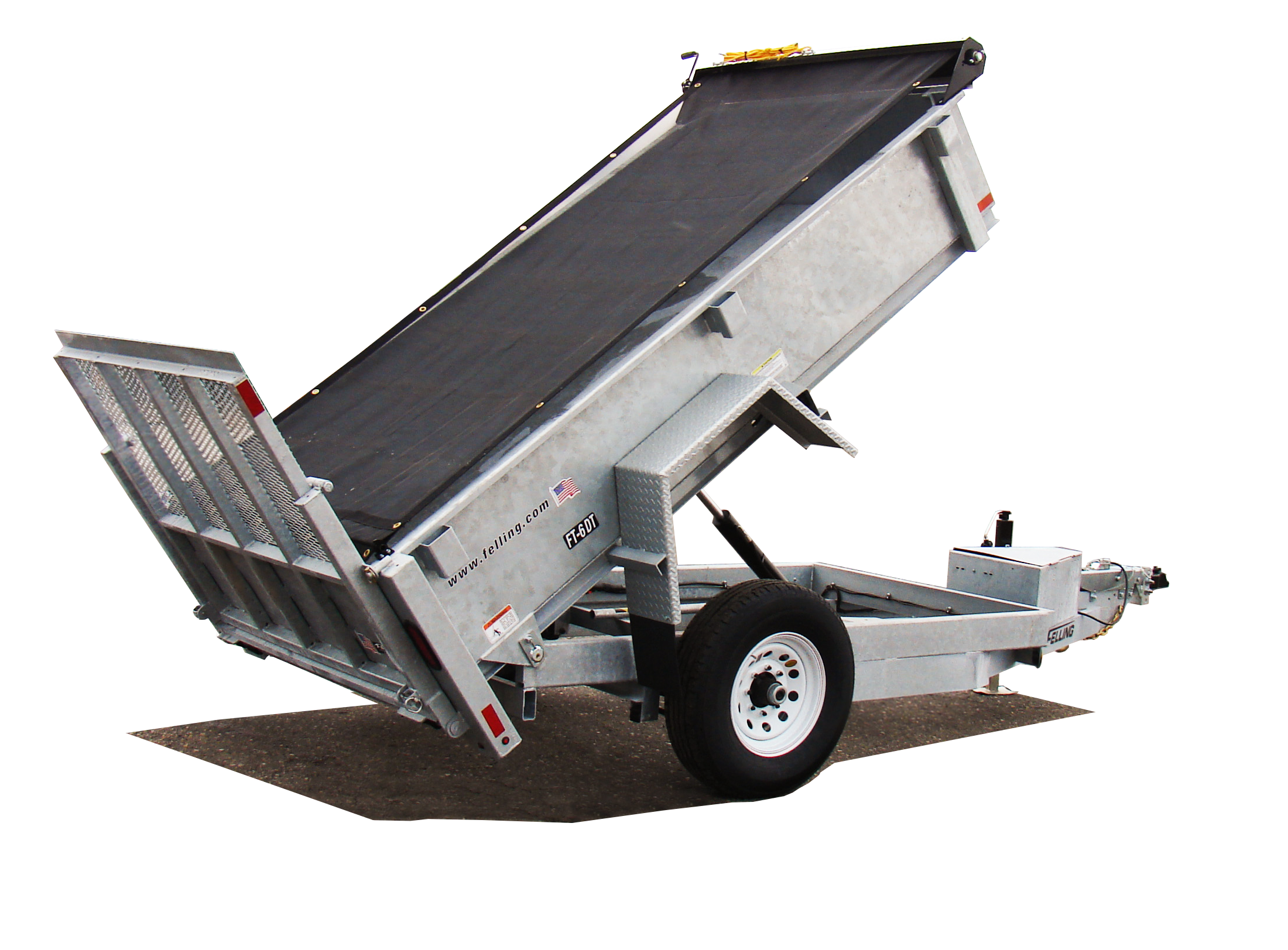 FT-6DTGalvanized Felling Trailer