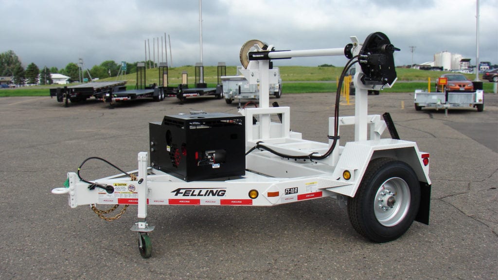 Turret Reel Trailer - Utility & Telecom - Felling Trailers Inc.