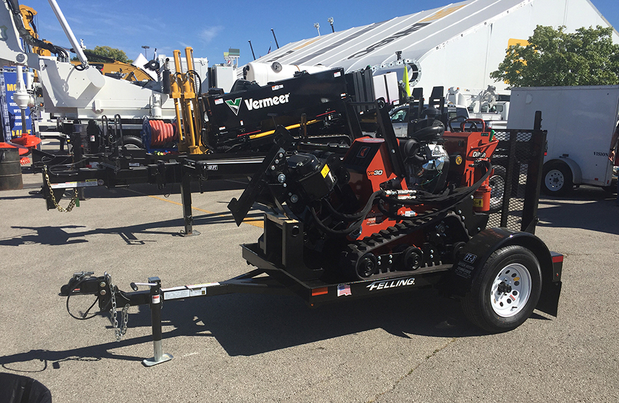 FT-3 Mini Trailer at ICUEE - Construction and Utility Trailers