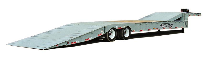 Hydraulic tail semi trailer