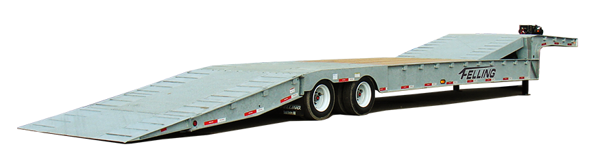 Hydraulic tail semi trailer