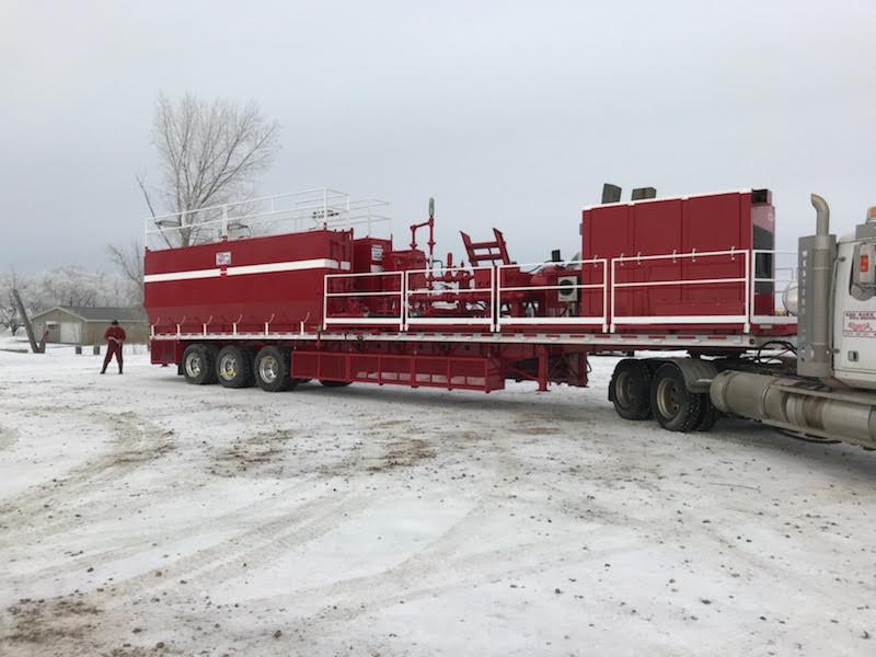 custom stripped down trailer, Felling Trailers