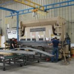 Cincinnati Press Brake with Gorbel Crane System-Felling Fabrication Center