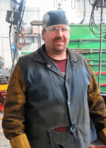 Brad Odegard Felling Trailers' employee & Sauk Centre Fire Department member 