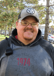 Louis Riehle Felling Trailers' employee & Litchfield Fire Department member 