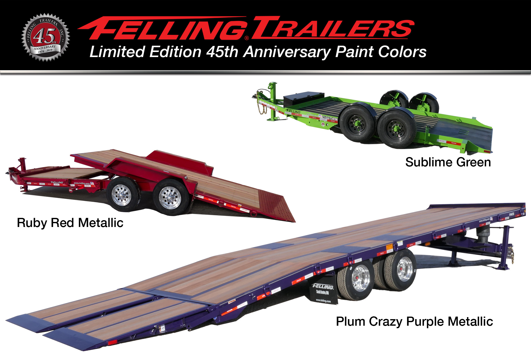 Felling Anniversary Paint Colors - Trailers