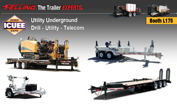 Felling ICUEE Booth L175 Utility Underground Drill Utility Telecom