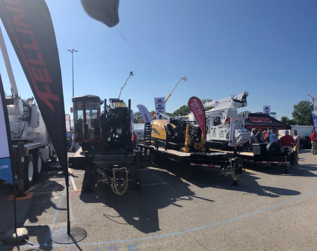 Felling Trailers at ICUEE Utility Construction Trailers