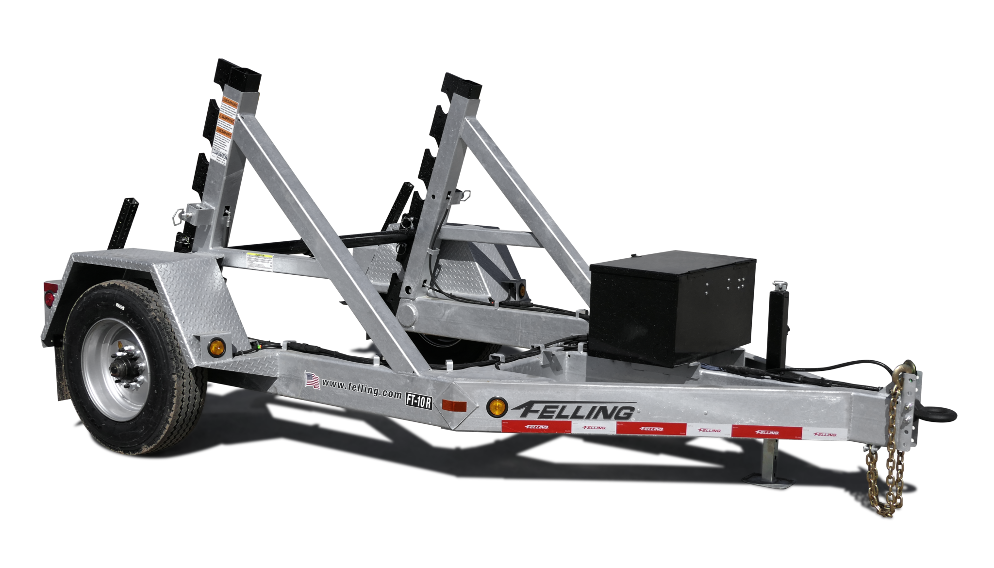 Utility Cable Reel Trailers for Felling Trailers Inc.