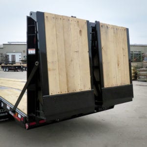 Hydraulic Bi-Fold Ramps - Felling Trailers