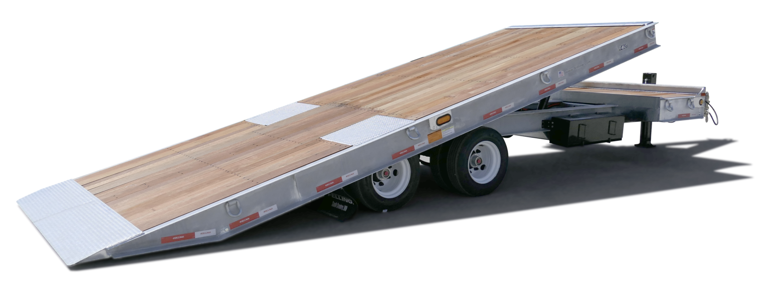 Hydraulic Tilt Trailer (Gravity Tilt) Felling Trailers Inc.