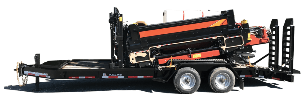 Drill Drop Deck Trailer - Utility Telecom Trailers from Felling