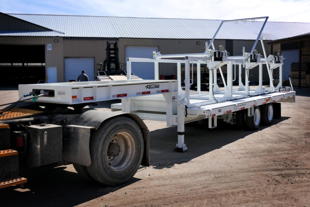 Felling FT-40-2 Triple Reel Trailer - Utility Telecom Service