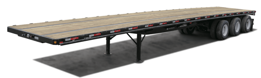 high flatbed trailer