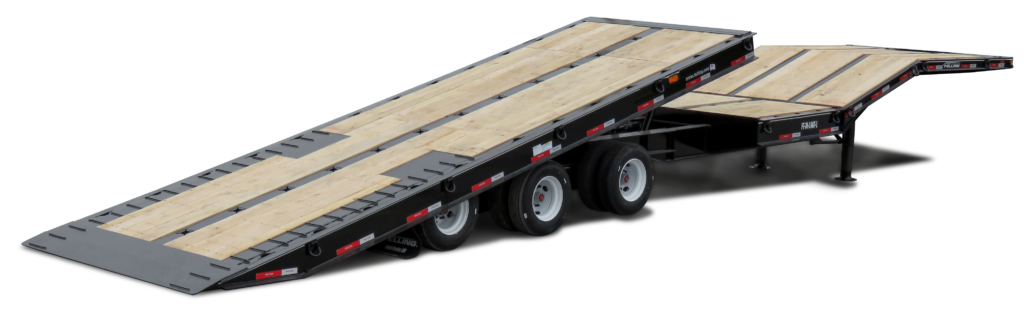 Rigid neck deck-over tilt trailer FT-70-3 RGT