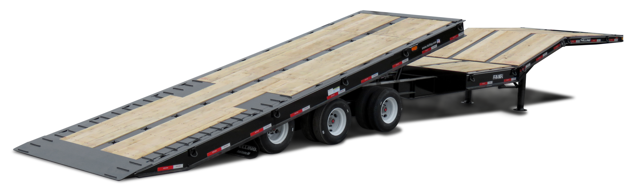 RGT Rigid Neck Tilt Deck Semi Trailer Felling Trailers Inc.