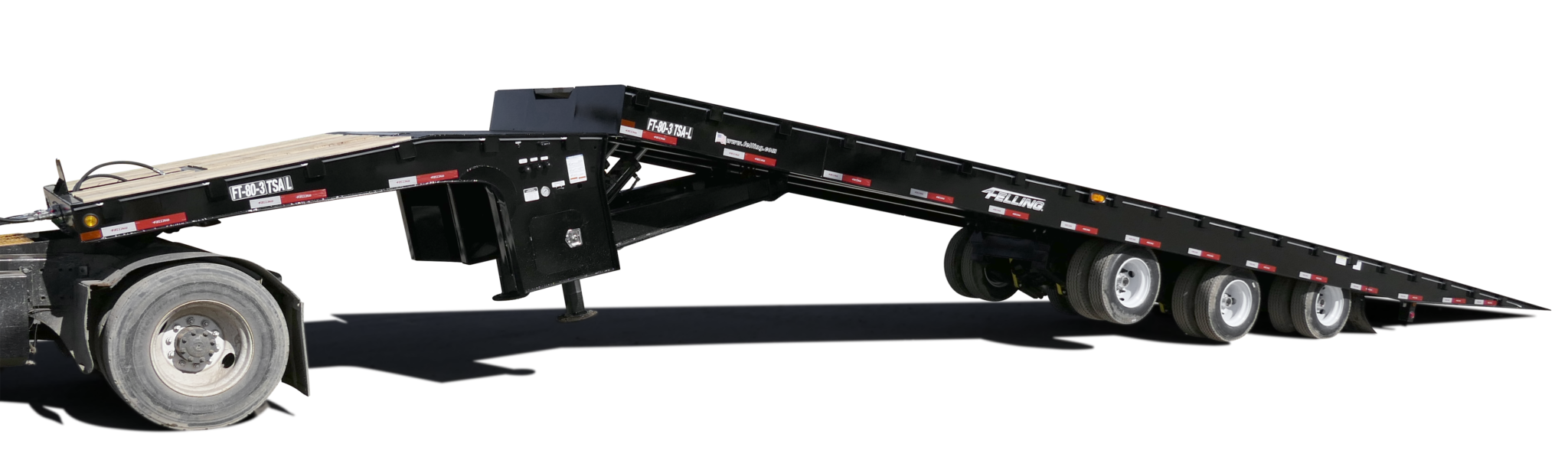 Tilt Slide Axle Trailer Semi (TSA) Felling Trailers Inc.
