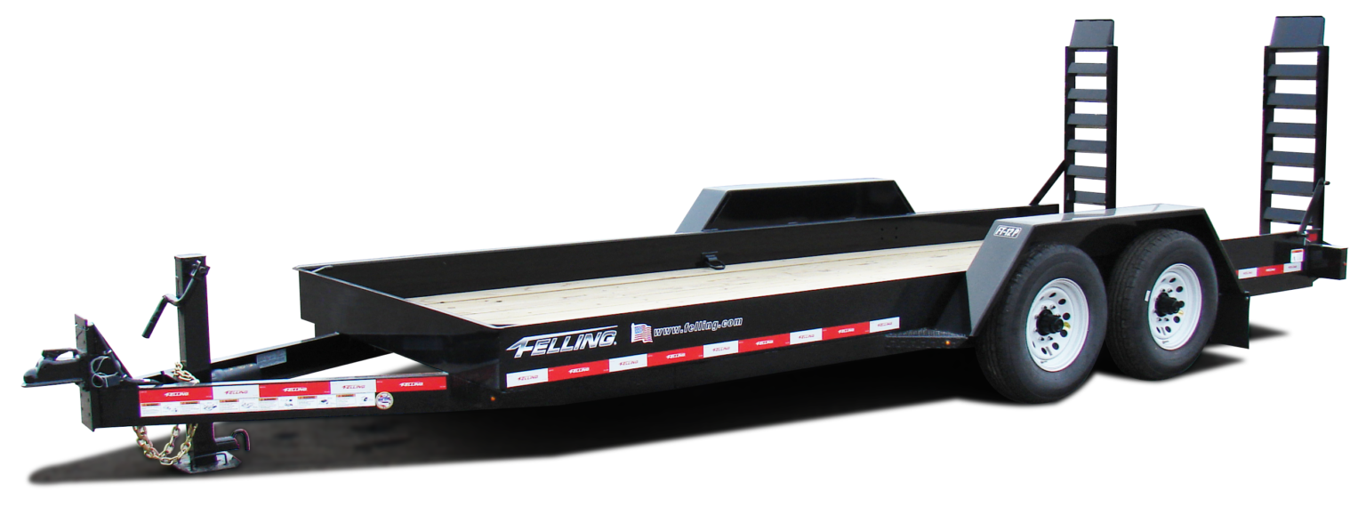 Pan Series Skid Steer Trailer DropDeck by Felling Trailers Inc.