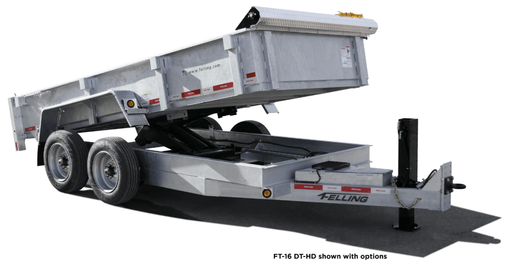 FT-16 DT HD - 129928GKK FT-16 DT HD - 129928GKK - hydraulic dump trailer shown with options