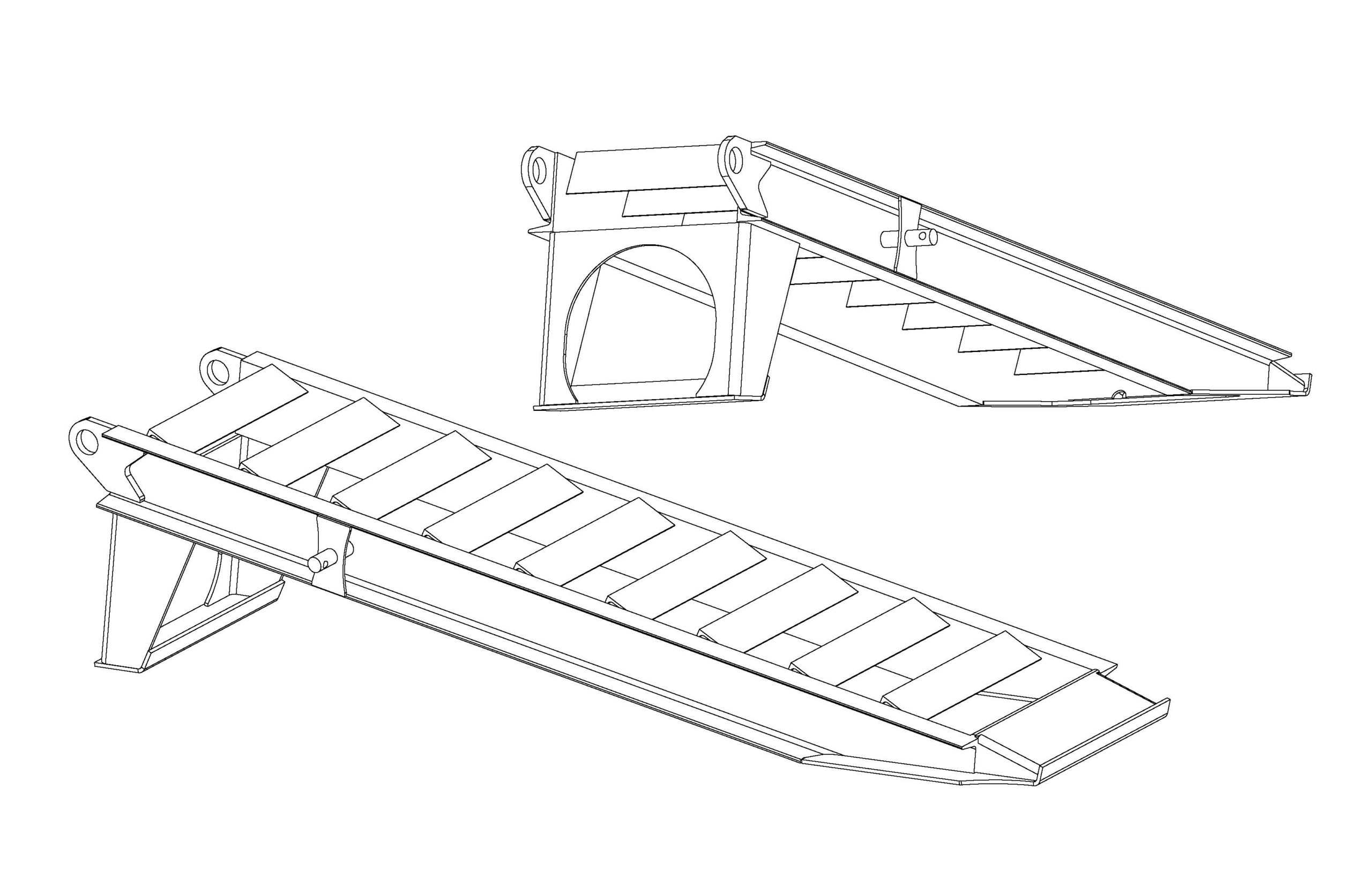 drop deck ramps from Felling Trailers