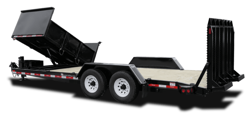 FT-12E-SD - 103982TJS - Side Dump Landscape Trailers