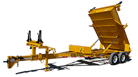 FT-14 PCD Pole Cargo Dump Trailer