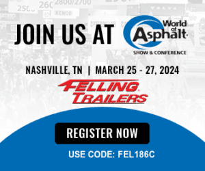 World of Asphalt 2024 Felling Trailers Registration Discount