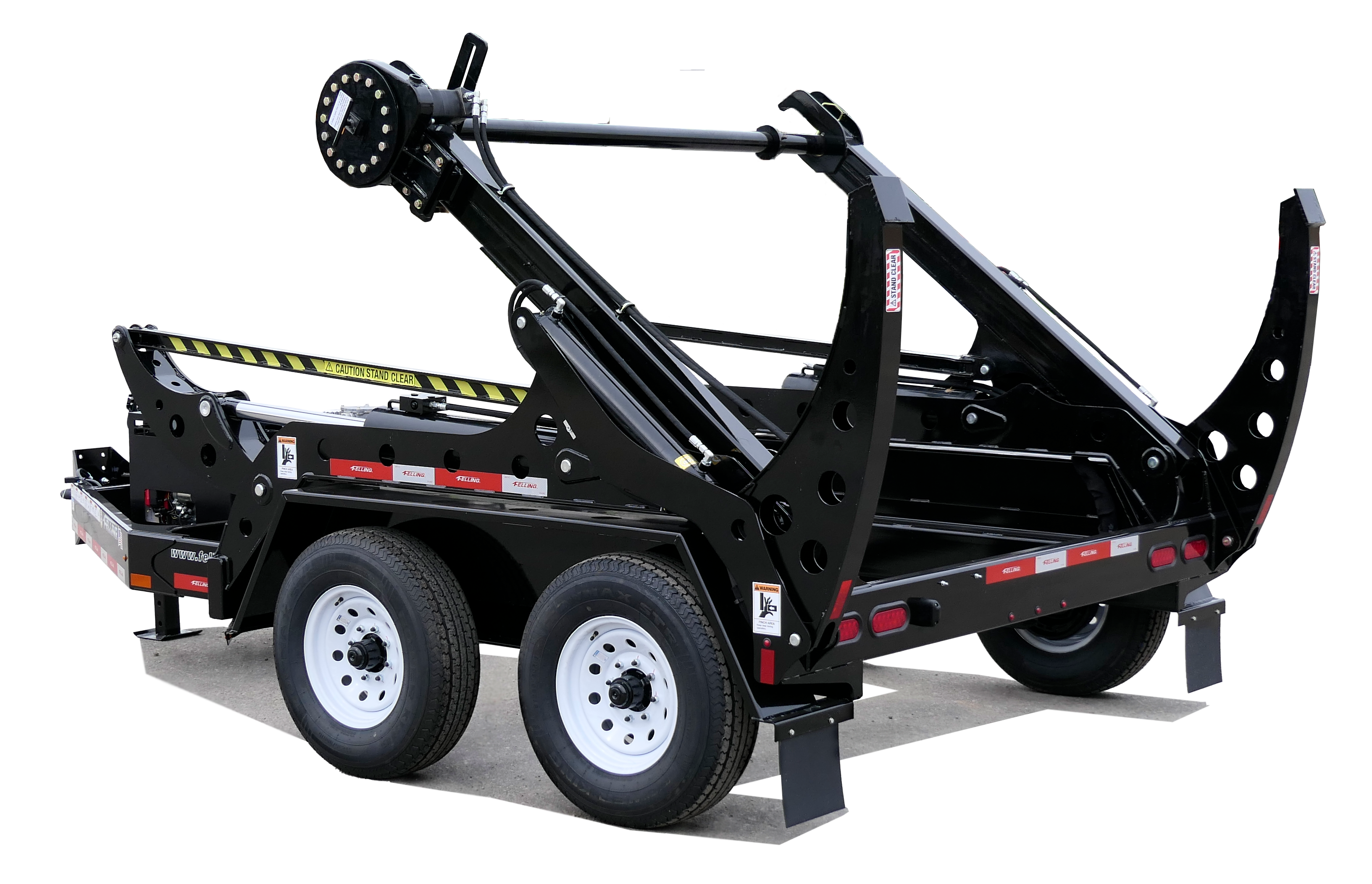 SLR self-loading utility cable reel trailer