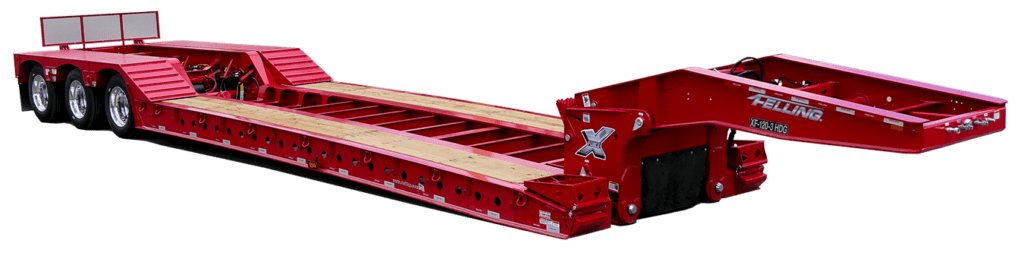 Detachable Gooseneck Lowboy Trailer, X-Force HDG 