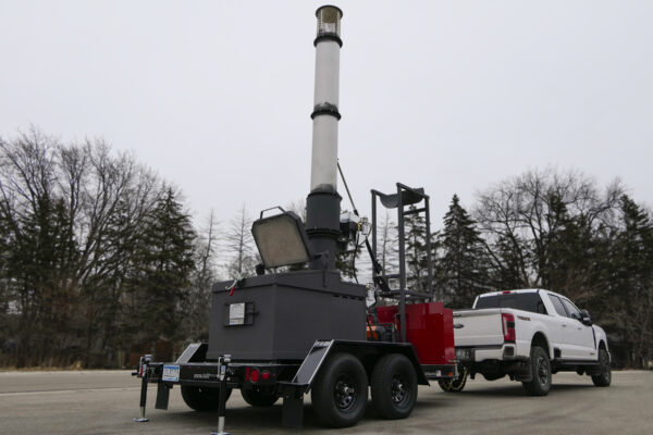Firelake Manufacturing's Incinerator Unit Custom Mobile Solution