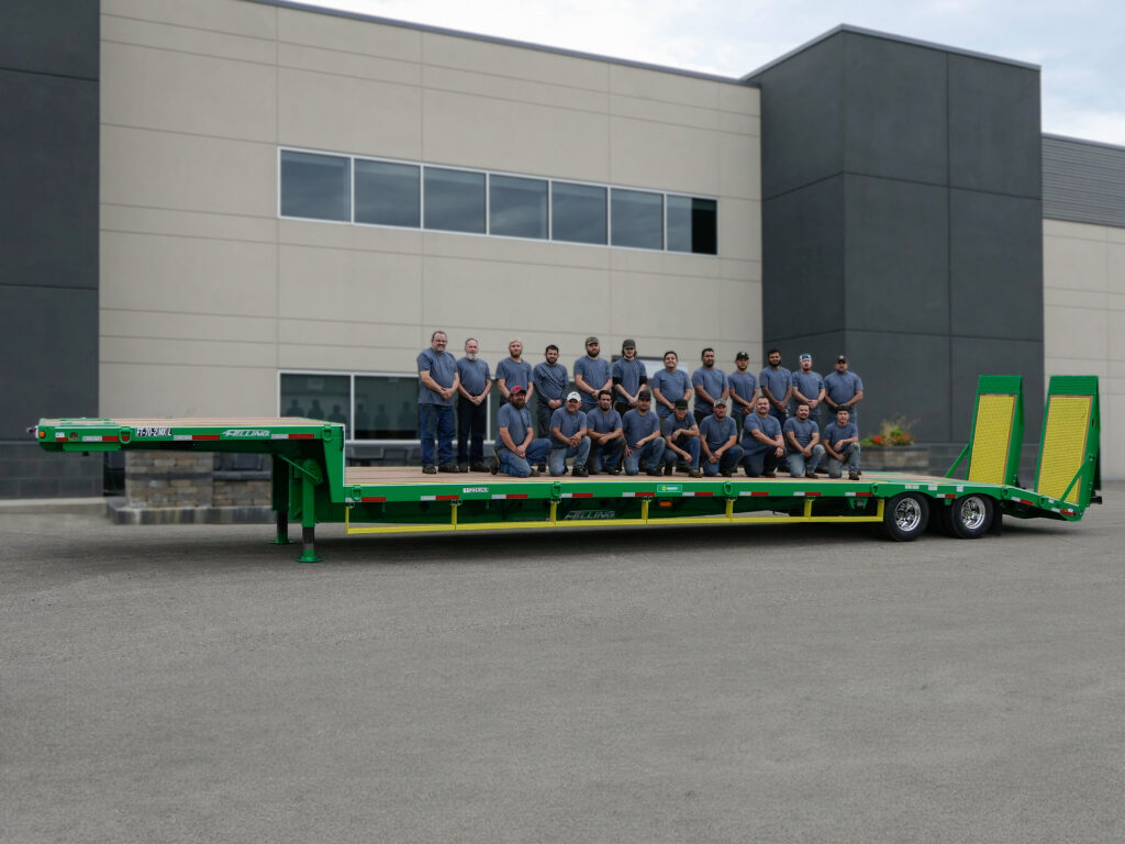 Semi & deck over production trailer teams