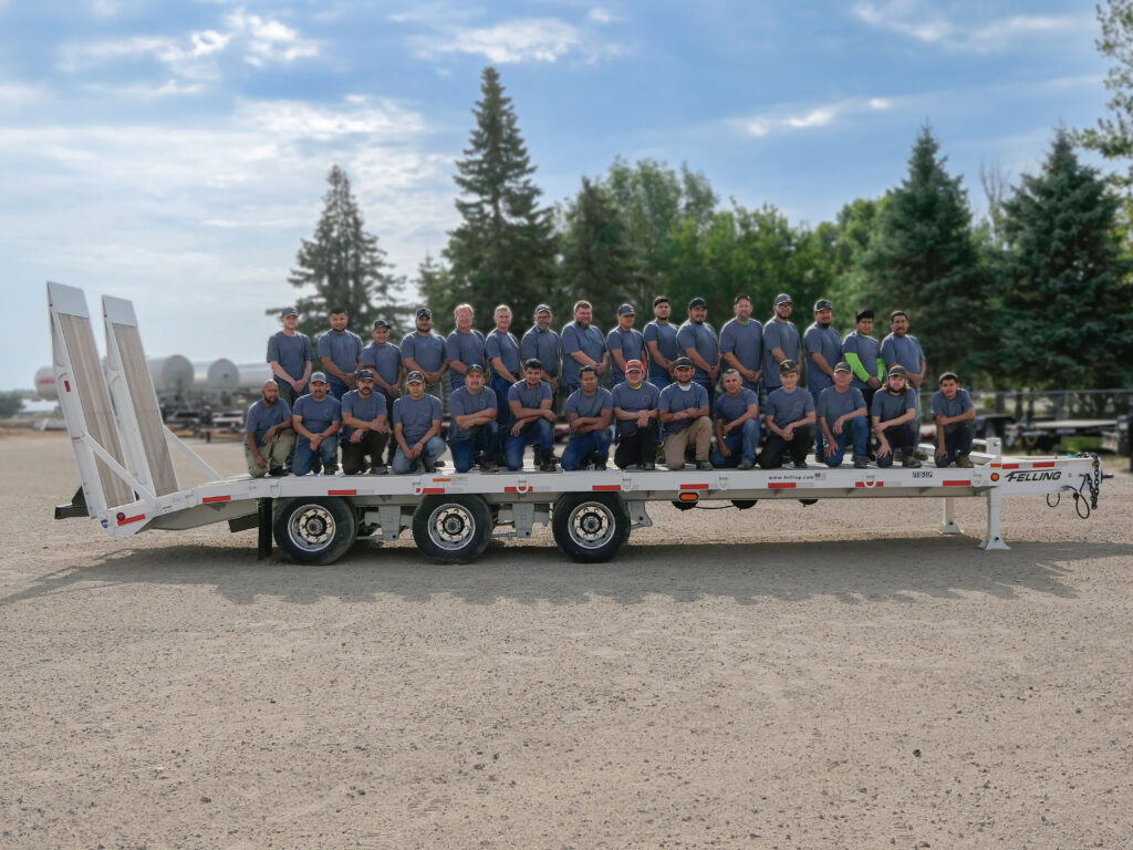 Felling Trailer Finishing team members