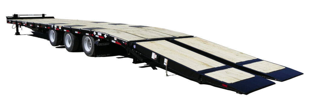 FT 50 Bi-fold air ramp trailer
