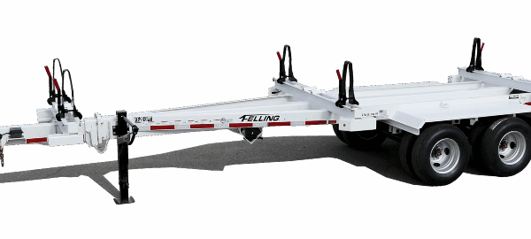 Utility pole trailer