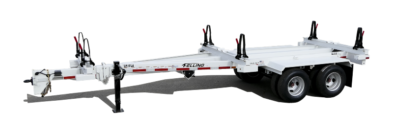 Utility pole trailer