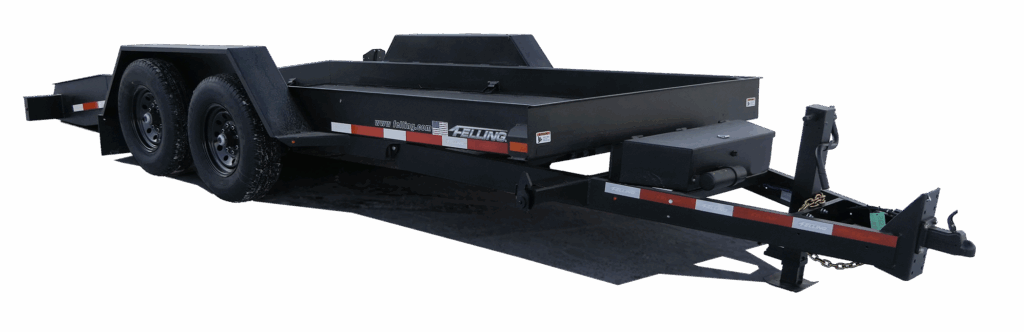FT-10 DDPT, drop deck pan tilt trailer