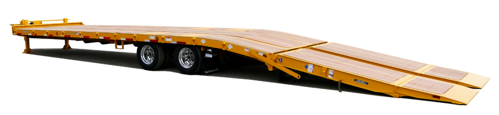 Yellow Low Pro Paver - Felling Trailers