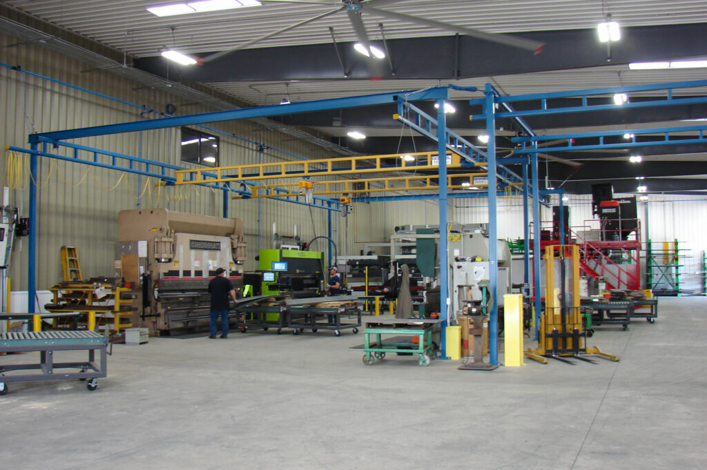 Felling Trailers Fabrication Building - environmentally responsible manufacturing